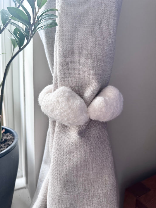 CLOUD TIE BACK- curtain tie back