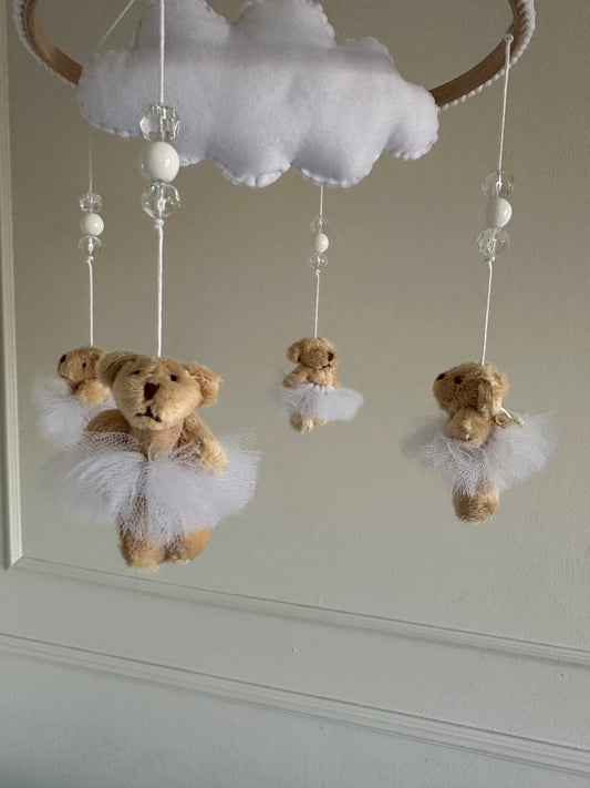 BALLERINA BEAR- cot mobile