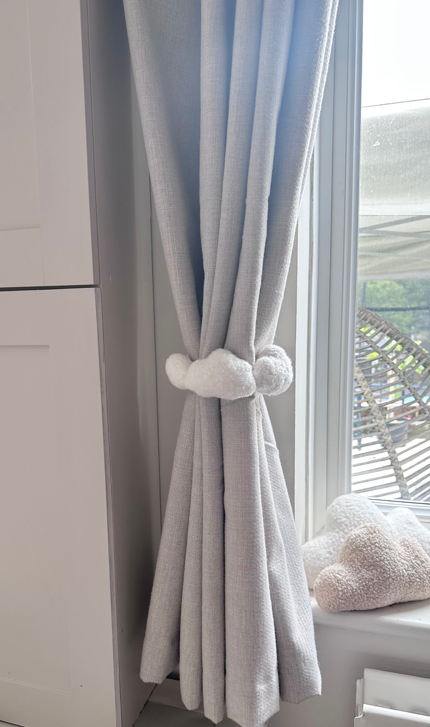 CLOUD TIE BACK- curtain tie back