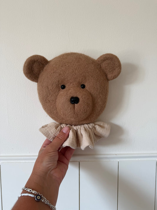 TEDDY HEAD wall decor for nurseries or kids rooms