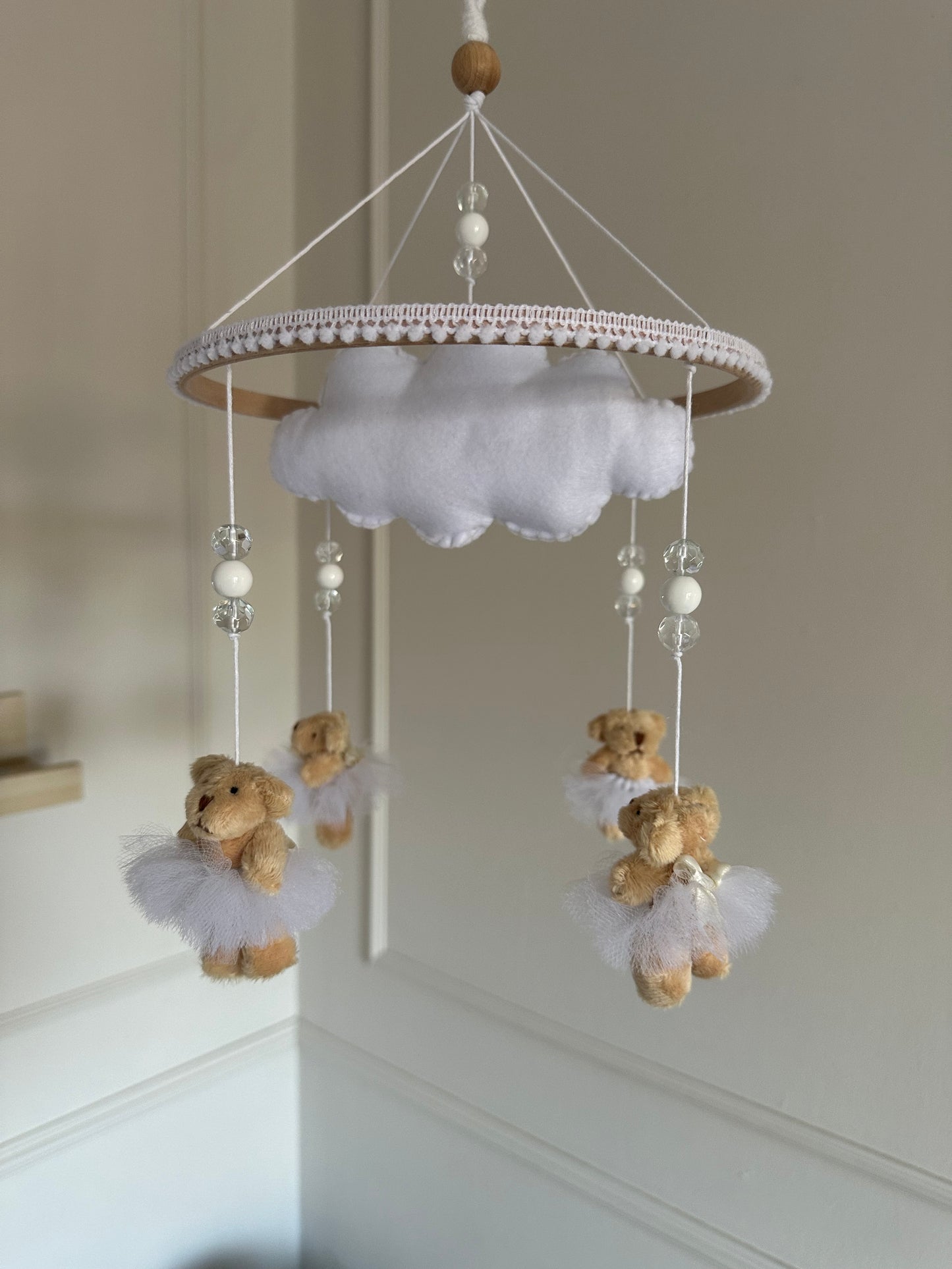 BALLERINA BEAR- cot mobile
