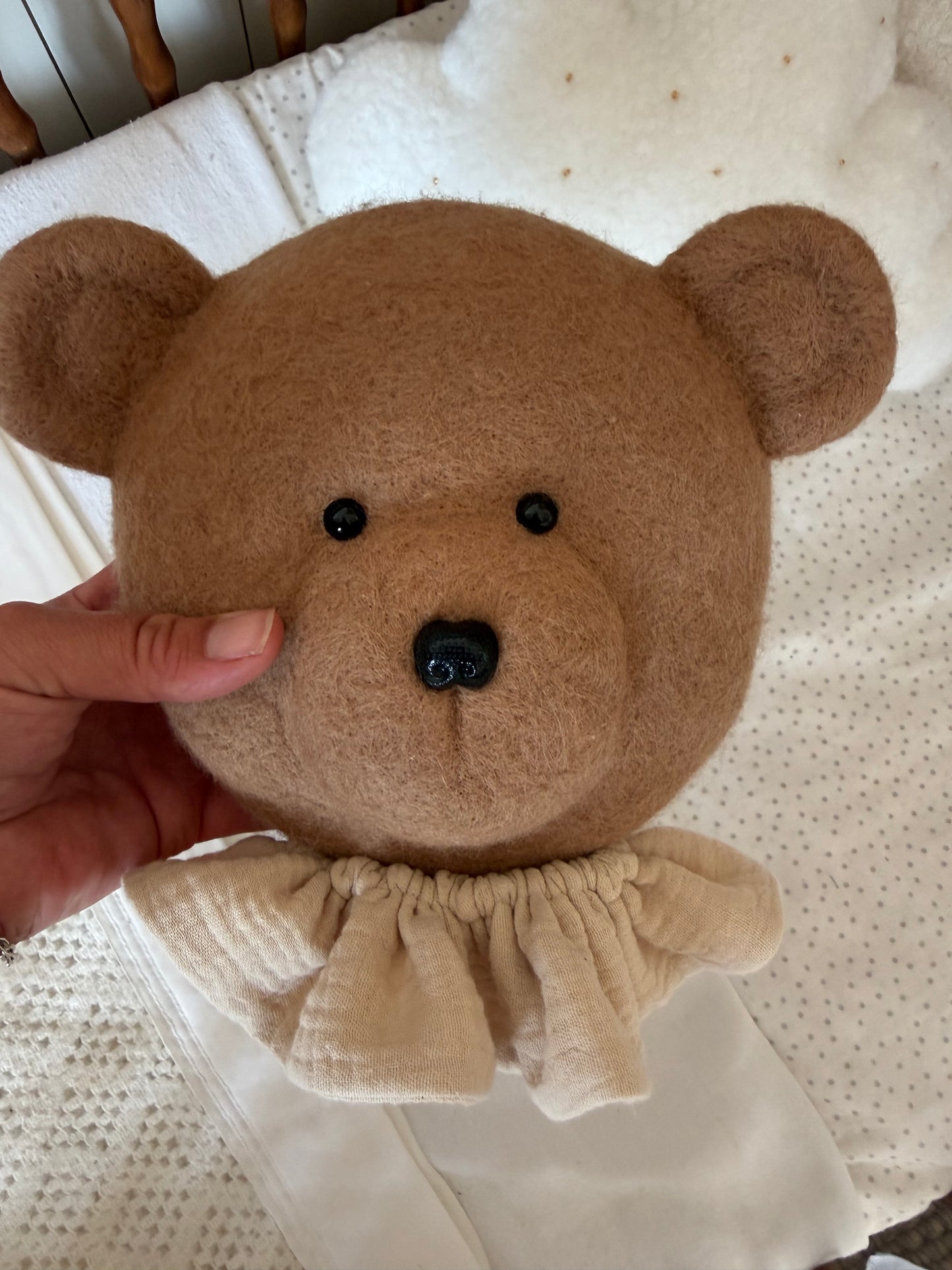 TEDDY HEAD wall decor for nurseries or kids rooms